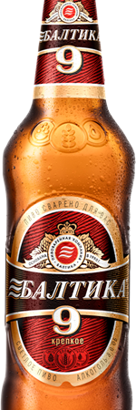 Пиво светлое Балтика 9 8% 0.5л оптом