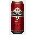 Пиво светлое Балтика 9 в банке 8% 0.5л оптом