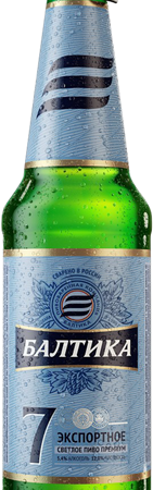 Пиво светлое Балтика 7 5,4% 0.5л оптом