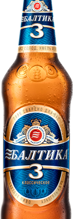 Пиво светлое Балтика 3 4,8% 0.5л оптом