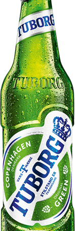 Пиво светлое Tuborg Green 4,6% 0.5л оптом