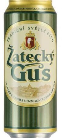 Пиво светлое Zatecky Gus в банке 4,6% 1л оптом