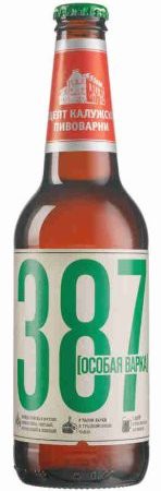 Пиво светлое 387 Особая варка 6.8% 0.45л оптом