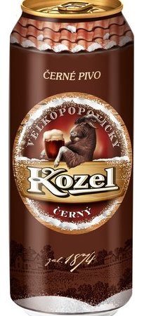Пиво тёмное Velkopopovicky Kozel в банке 3,7% 0.5л оптом