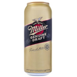 Пиво светлое Miller Genuine Draft в банке 4.7% 0.5л оптом