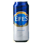 Пиво светлое Efes в банке 5,0% 0.5л оптом