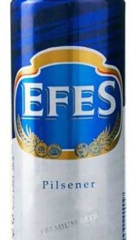 Пиво светлое Efes в банке 5,0% 0.5л оптом