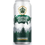 Пиво светлое Сибирская корона Классическое в банке 5.3% 0.5л оптом