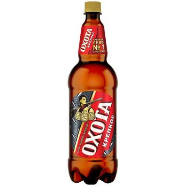 Пиво светлое Охота Крепкое 8% 1.5л оптом 1 43763.970
