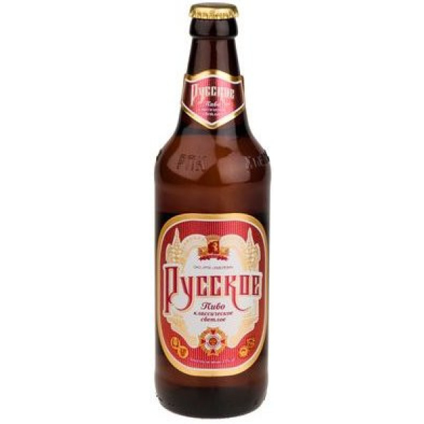 Пиво светлое Русское Классическое 4.0% 0.5л оптом 1 43802.970