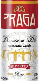 Пиво светлое Praga Premium Pils 4.7% 0.5л оптом