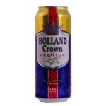 Пиво светлое Holland Crown Premium Lager в банке 4.8% 0.5л оптом