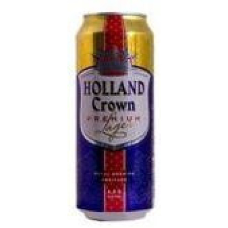 Пиво светлое Holland Crown Premium Lager в банке 4.8% 0.5л оптом
