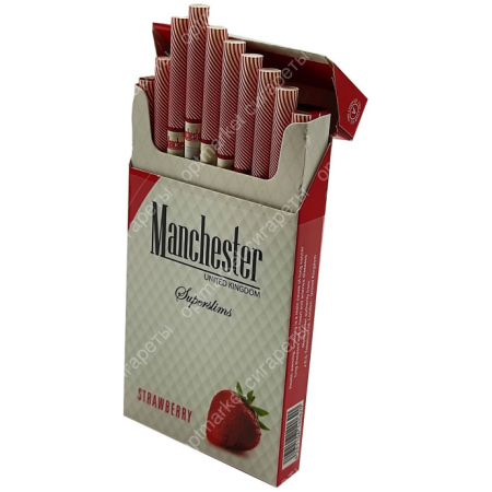 Сигареты Manchester Strawberry Superslims оптом
