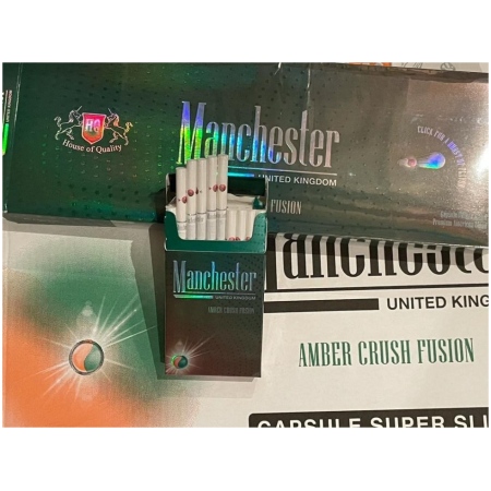 Сигареты Manchester Amber Crush Fusion Superslims оптом