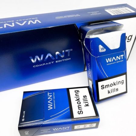 Сигареты Want QS (компакт) blue оптом