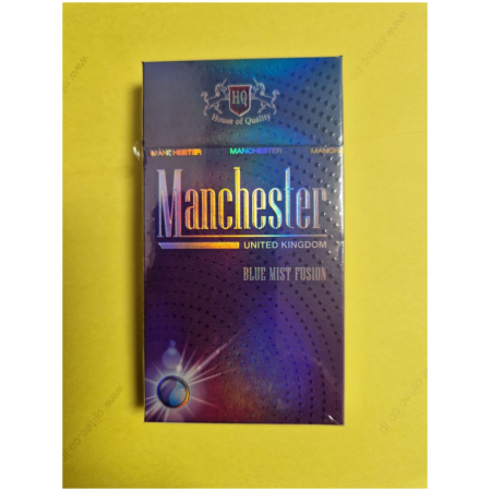 Сигареты Manchester Blue Mist Fusion Superslims оптом